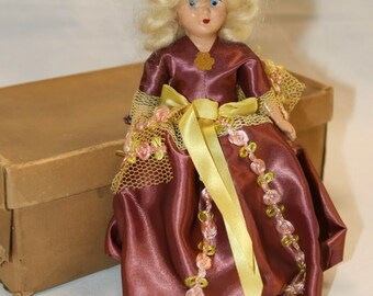 Vintage plastic doll Nancy Ann type doll