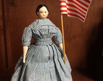 Lincoln Campaign flag Doll sized Reproduction