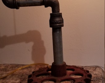 Steampunk Pipe Lamp