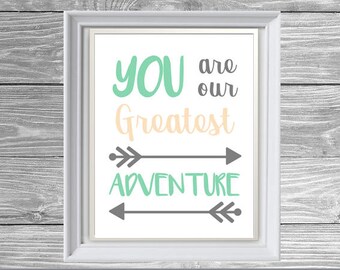 You Are My Greatest Adventure Printable - Etsy