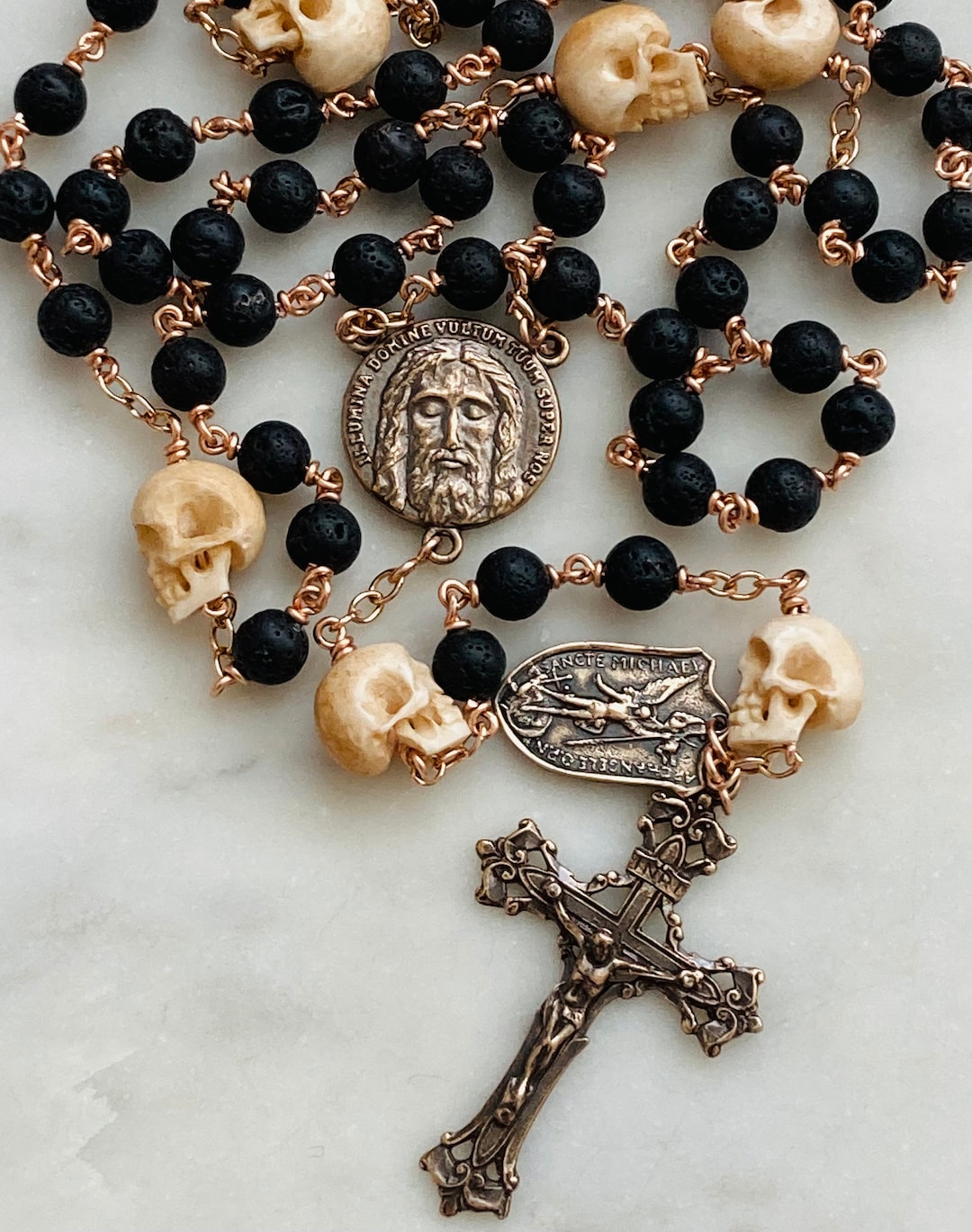 マジカルデザイン　SKELETON ROSARY ケルト　チバ　ルードギャラリー Magical Design - マジカルデザイン × ルードギャラリー スカル 髑髏