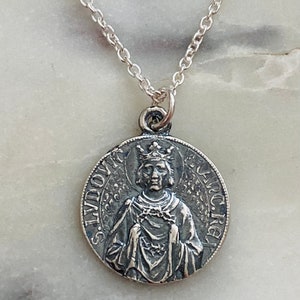 Sterling Silber Saint Louis Halskette