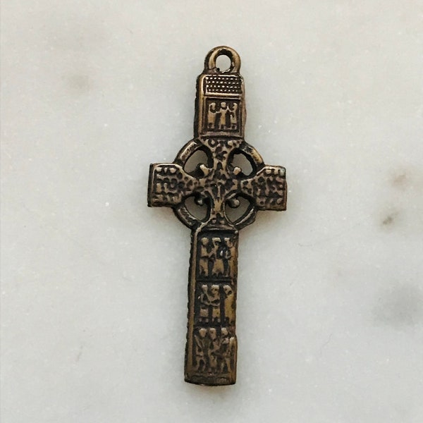 Medal - Celtic Cross - Bronze or Sterling Silver - Antique Reproduction 1320 CeCeAgnes