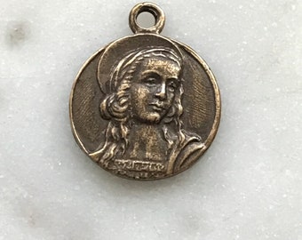 Médaille - Sainte Marie-Madeleine - Bronze ou argent sterling - Reproduction antique 1378 CeCeAgnes