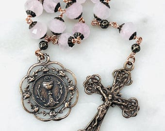 First Communion Rosary - Bronze Single Decade Tenner