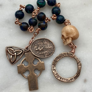 Saint Patrick Rosary - Celtic - Irish - Single Decade Penal Rosary CeCeAgnes