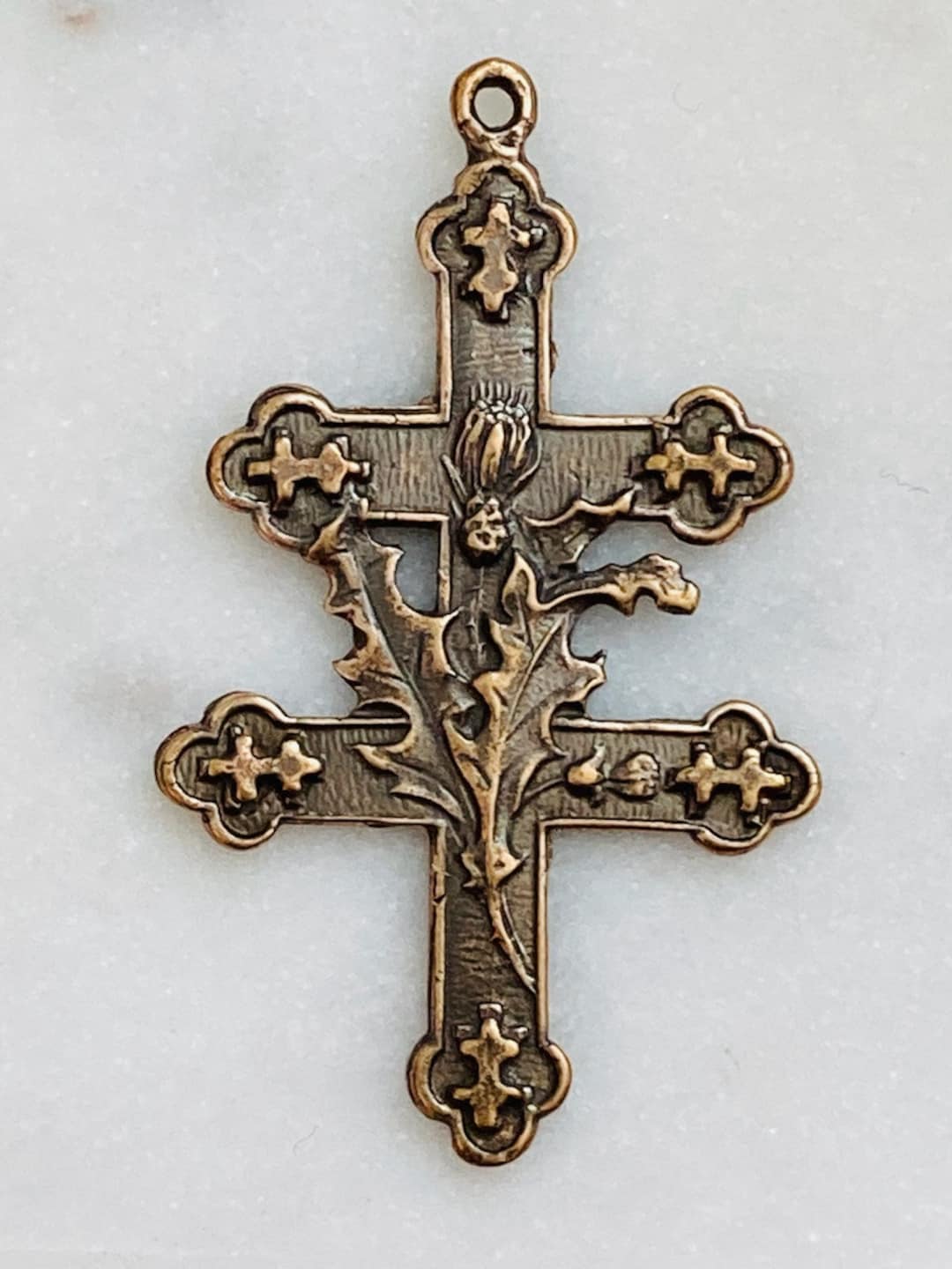 Cross of Lorraine - Sterling Silver or Bronze - 1171 Ceceagnes