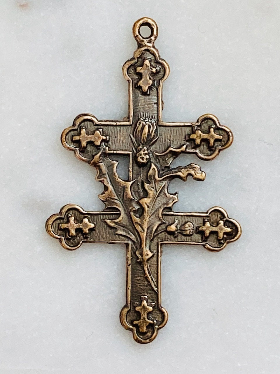 Cross of Lorraine - Sterling Silver or Bronze - 1171 Ceceagnes