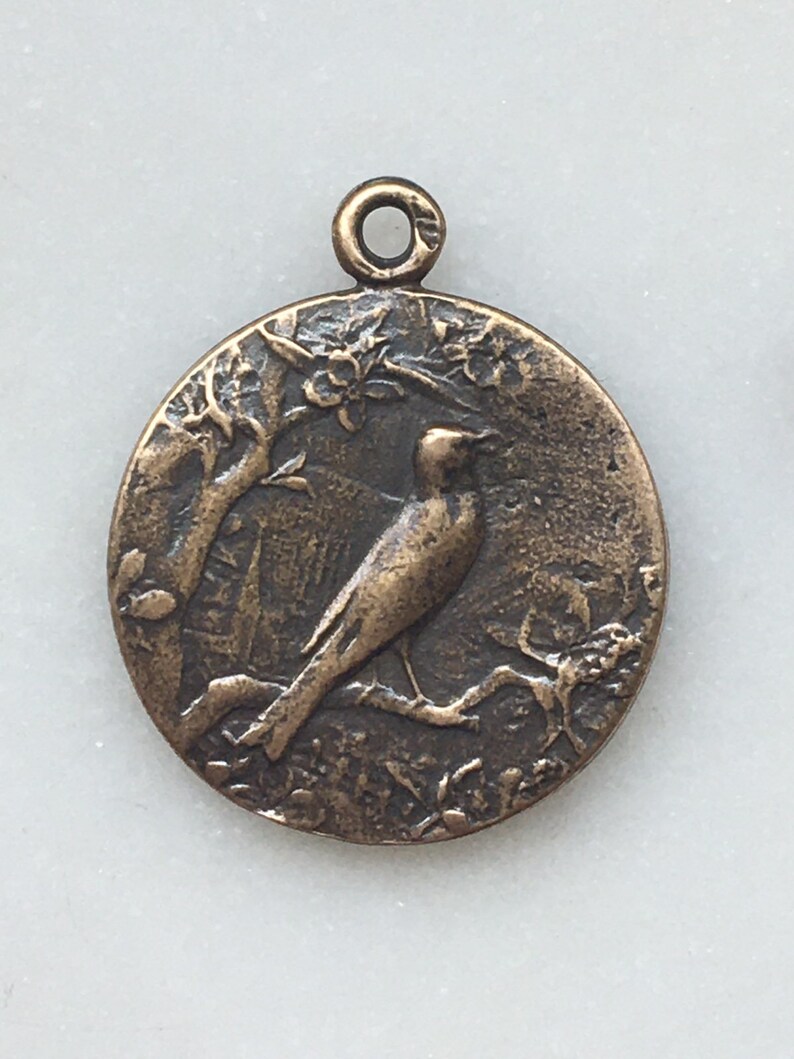 Saint Cecilia Medal Sterling Silver or Bronze Antique - Etsy