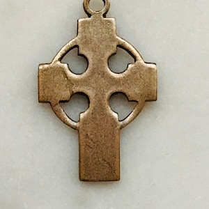 Medal - Celtic Cross - Bronze or Sterling Silver - Antique Reproduction 1276 CeCeAgnes