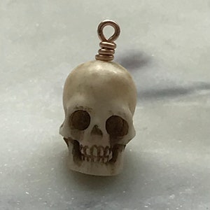 Memento Mori Skull Attachment Bead CeCeAgnes
