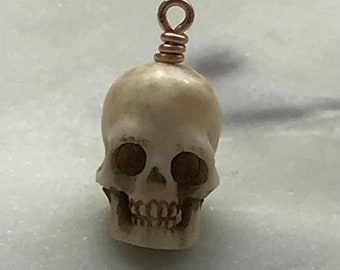 Memento Mori Skull Attachment Bead CeCeAgnes