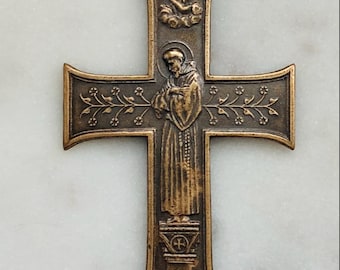 Sankt Francis korsmedalj: 1287 brons, böneamulett