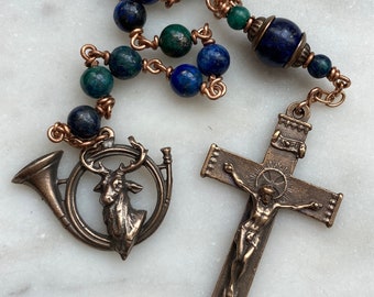 Rosario Hunter - San Huberto - Azurita y Bronce - Rosario de una década CeCeAgnes