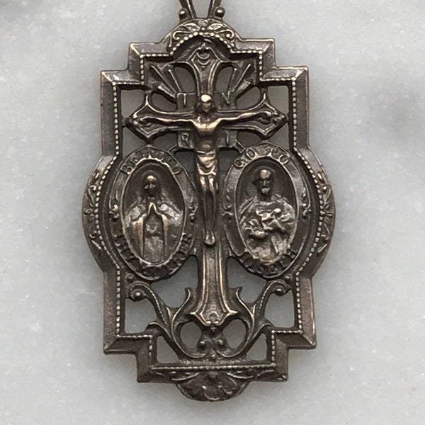 JMJ Medal - Bronze or Sterling Silver - Antique Reproduction 1251 CeCeAgnes