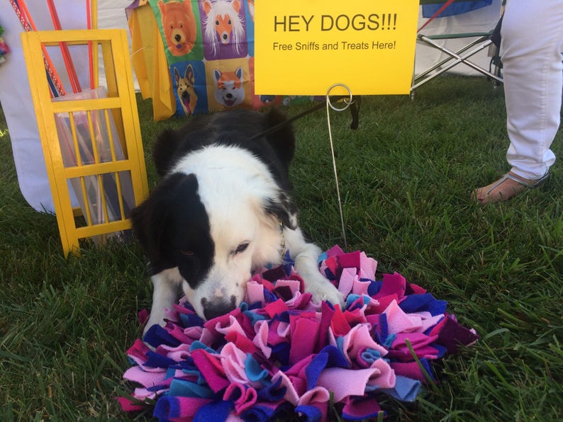 Large Snuffle Mat 13x15 More challenging for dogs. image 3