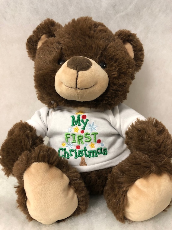first christmas teddy bear