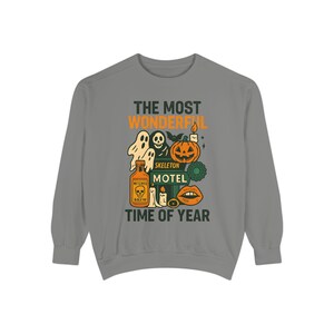 Halloween Sweatshirt, Scary October Pullover, Creepy Fall Jumper, Spooky Ghost Top, Haunted Season Clothing, All Hallows Eve Apparel