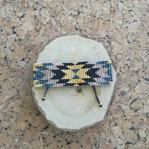 Ethnic bracelet, miyuki delica bracelet, boho bracelet, beaded bracelet, handmade bracelet, handwoven armlet, statement bracelet,