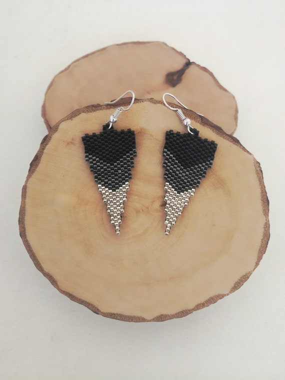 Pendientes Miyuki pendientes delica / pendientes - Etsy