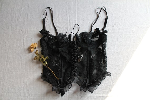 Mon Amour Bustier - Vintage 1980s Victoria's Secre
