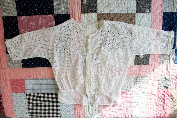 Winter Solstice Blouse - Antique Edwardian 1910s w