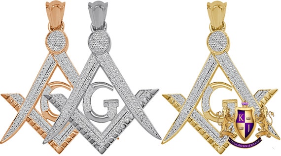 Real Genuine Authentic Diamond 0.60 Cwt 23 Grams Freemason Masonic