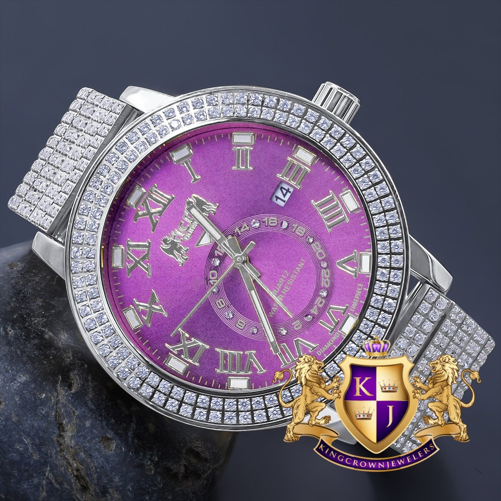 Purple diamond best sale watch