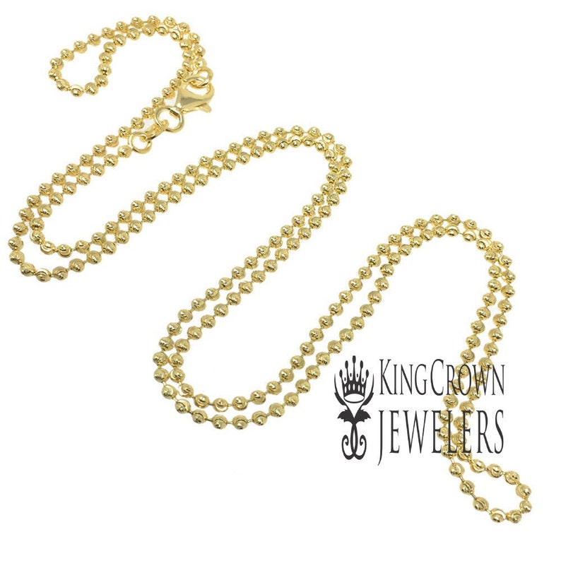 14K Real Gold Over Genuine Sterling Silver Simulated Diamond Allah God Muslim Pendant Islamic Arabic Charm Chain Set