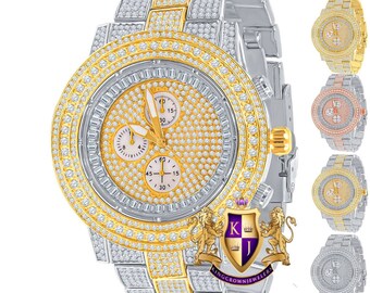 Iced out cheap nixon watch