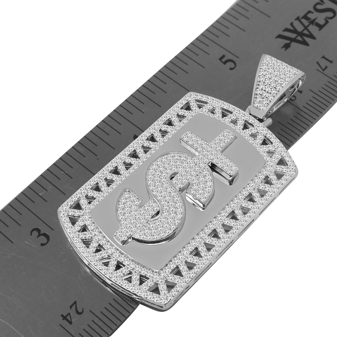 Custom Piece Real Genuine Sterling Silver 14K Gold Finish 2.25 Etsy