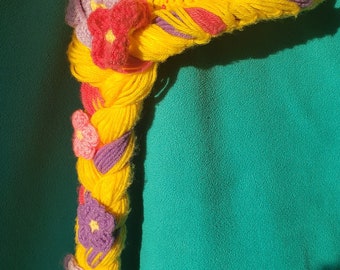 Golden Hair Princesse Crochet Chapeau