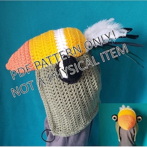 Troodon Crochet Hat Pattern