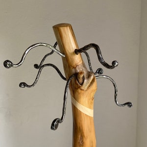Free Coat rack,  Coat stand, Unique coat rack, Metal Coat rack, Entryway furniture, Rustic furniture, Handmade Stand Coat rack, gift,