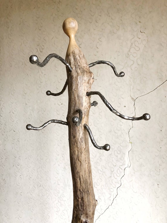 rustic coat tree stand