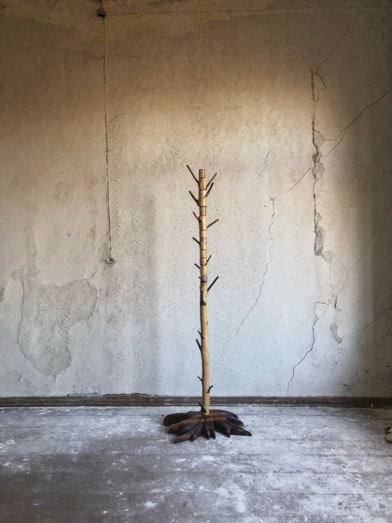 Coat rack Family coat rack Free standing birch coat stand Etsy