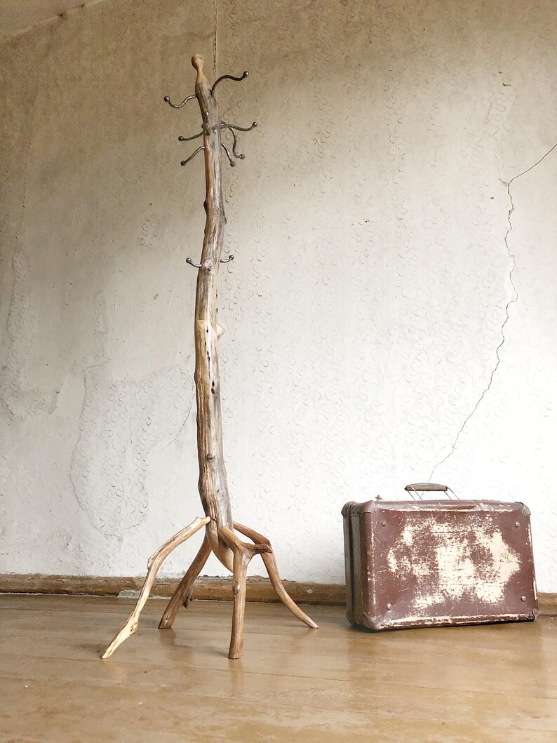 Driftwood coat rack coat rack wooden coat rack free coat ...