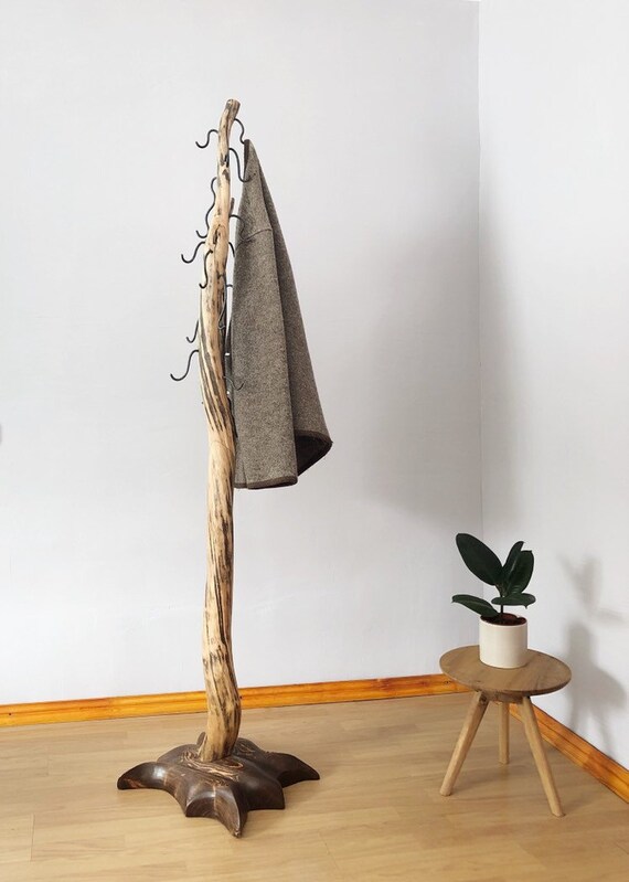 wood coat racks standard height