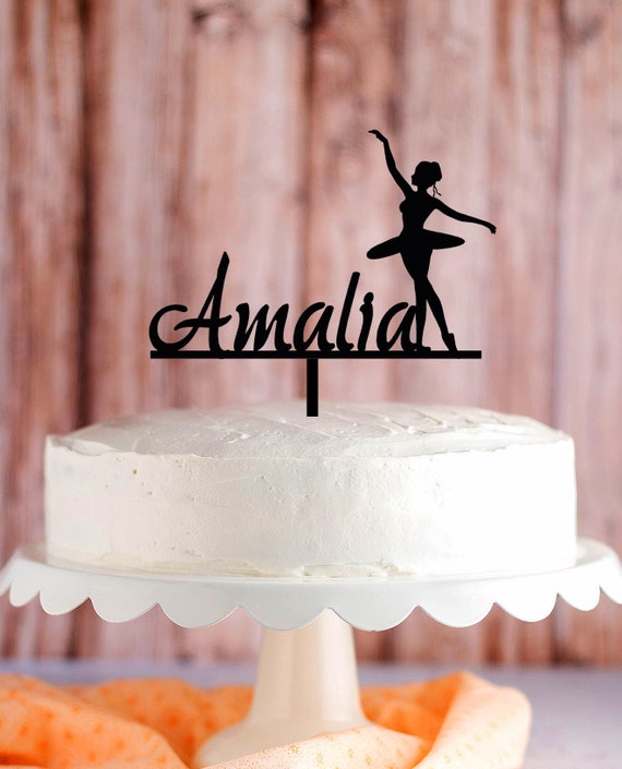 Silhouette Ballerina Cake Topper : Amazon Com Ballerina Cake Topper For ...
