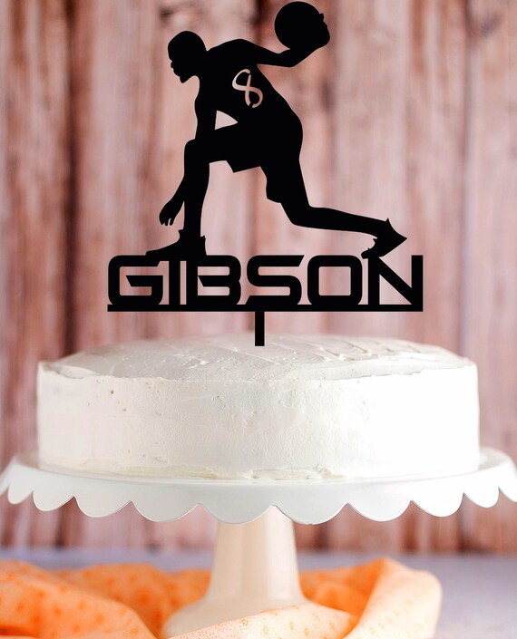 Michael Jordan Cake Topperplayer Cake Topperjordan Birthday Etsy