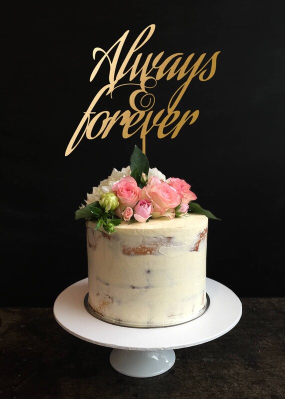 Always Infinity Forever Wedding Cake Topper Keepsake Wedding Cake Toppers