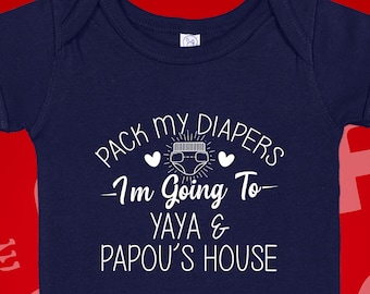 Custom Baby Bodysuit Thats It Im Going Ti Yayas House Grandmother Grandma Custom Baby Bodysuit Thats It Im Going Ti Yayas House Grandmother Grandma
