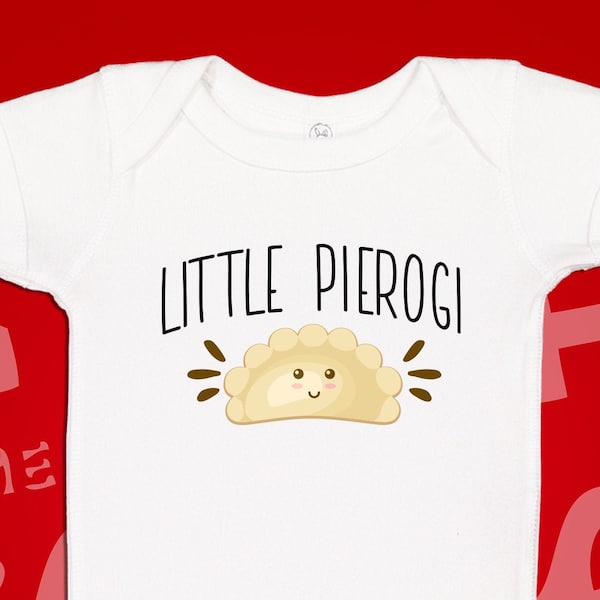 Little Pierogi Baby Bodysuit Toddler T-Shirt | Cute Polish Baby Gift | Mommy's Lil Pierogi | Babcia Dziadek Pierogi | Polish Baby Clothes