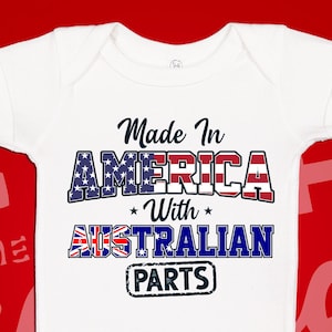 Australian American Baby Bodysuit: Made In America With Australian Parts