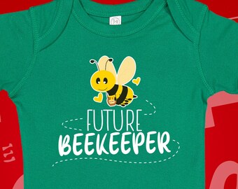 Future Beekeeper Baby Bodysuit: Honey Farm Bee Clothes