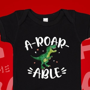 Aroarable Dinosaur Baby One Piece Bodysuit, Dinosaur Toddler Shirt, Rawr Baby, Roar Dinosaur Baby Clothes, Cute Dinosaur Baby Shower Gift
