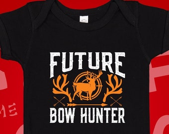 Future Bow Hunter Baby Bodysuit: Deer Hunting Infant Outfit