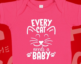 Every Cat Needs A Baby Bodysuit | Baby Shower Gift