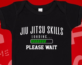 Jiu Jitsu Baby Bodysuit: Skills Loading, BJJ Newborn Gift