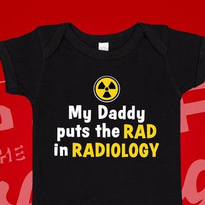 Radiologist Baby Bodysuit One Piece, X-Ray Technician Toddler Shirt, X-Ray Tech Baby Shower Gift, Radiology Baby Clothes, Radiographer Shirt
